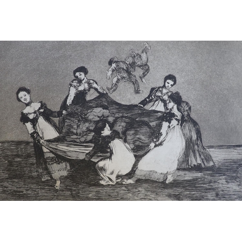 332 - Francisco De Goya (Spanish, 1746-1828)Disparate feminino (Feminine Folly),  from Los Proverbios,Etch... 