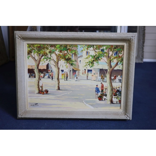 419 - § Cecil Rochfort Doyly-John (1906-1993)Cannes, South Franceoil on canvassigned, with Frost & Reed la... 