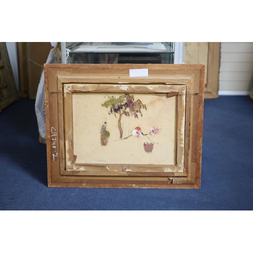 420 - § Cecil Rochfort Doyly-John (1906-1993)The Café, Cap Ferrat, South of Franceoil on canvas42 x 58cm... 