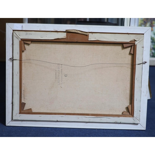 423 - § Cecil Rochfort D'Oyly John (1906-1993)Fishing boats in harbour at sunsetoil on canvassigned44.5 x ... 