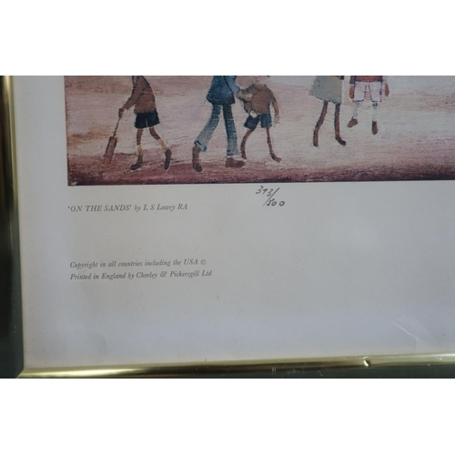 426 - § Laurence Stephen Lowry (1887-1976)'On The Sands'limited edition printsigned in pencil, 393/500over... 