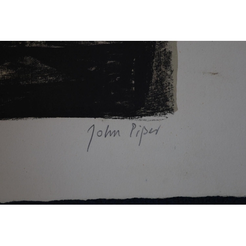 436 - § John Piper (1903-1992)Clymping Beach (Levinson 81)Lithograph in coloursSigned in pencil, 48/50, pu... 