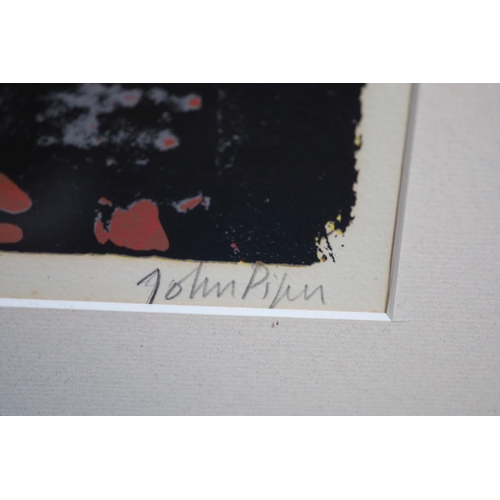 437 - § John Piper  (1903-1992)Petit Palais, pink and yellow (Levinson 214)Screenprint1972, Signed, 18/258... 