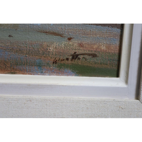 448 - Frank Wootton (1914-1998)Thames Barges, Pinmill, River Orwelloil on canvassigned and inscribed verso... 