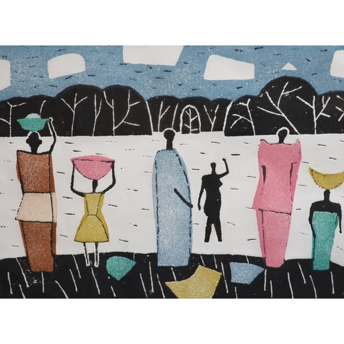 451 - § Julian Trevelyan (1910-1988)'The White Nile'etching with aquatint printed in colourssigned and ins... 