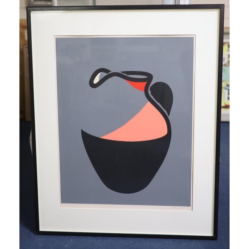452 - § Patrick Caulfield (1936-2005)'Pink Jug'screenprint in colourssigned in pencil, 77/8076 x 59.5cm... 