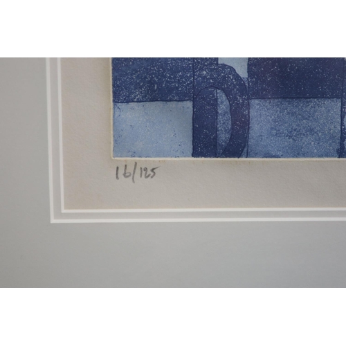 454 - § Julian Trevelyan (1910-1988)Outside KampalaEtching with aquatint printed in colourssigned, 16/1253... 