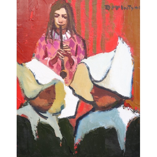 456 - § Donald McIntyre (1923-2009)Nuns and Musicoil on boardsigned50.5 x 41cm, unframed... 