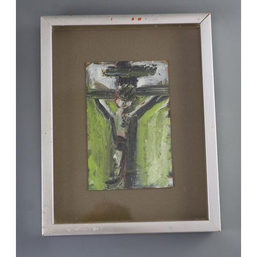 462 - Patrick Hayman (1915-1998)The Crucifixionoil on boardsigned18 x 11cm... 