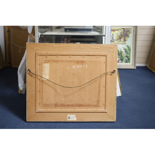 465 - § Frank Wootton (1914-1998)(1914-1998)Berwick Church, Summeroil on boardStacy Marks label verso date... 