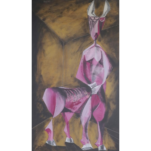 466 - § James Hull (1921-1990)Centaurpencil and gouache on papersigned and dated '9852 x 32cm... 