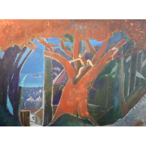 469 - § Harold Mockford (1932-)'The Big Tree'oil on boardsigned and titled verso, and dated 5/8638 x 48in.... 
