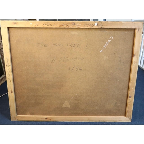 469 - § Harold Mockford (1932-)'The Big Tree'oil on boardsigned and titled verso, and dated 5/8638 x 48in.... 