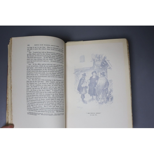 12 - °  Pepys, Samuel (edited and abridged by O.F. Morshead) - Everybodys Pepys,  8vo, red cloth, one of... 