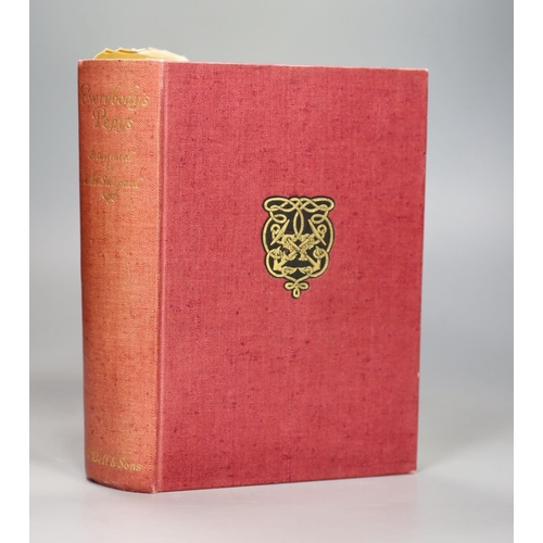 12 - °  Pepys, Samuel (edited and abridged by O.F. Morshead) - Everybodys Pepys,  8vo, red cloth, one of... 