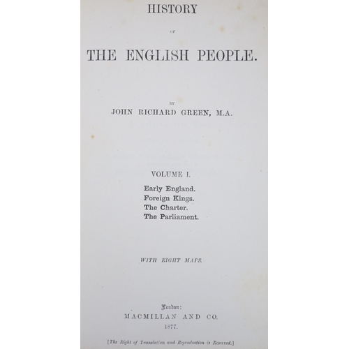 125 - °  Boswell, James - The Life of Samuel Johnson, 9th edition, 4 vols, 8vo, later half calf, with port... 