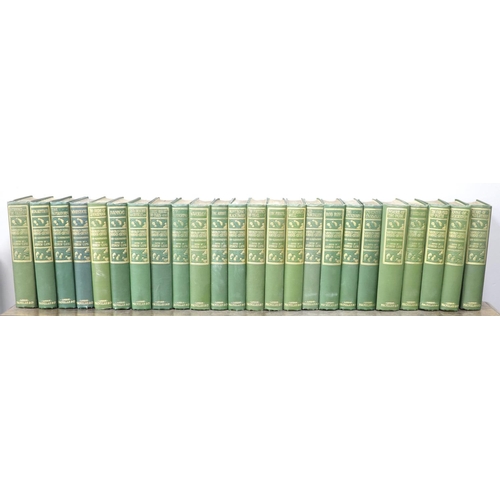 133 - °  Scott, Walter - Waverley Novels, 24 vols, 8vo, original green cloth gilt, large type border, Macm... 