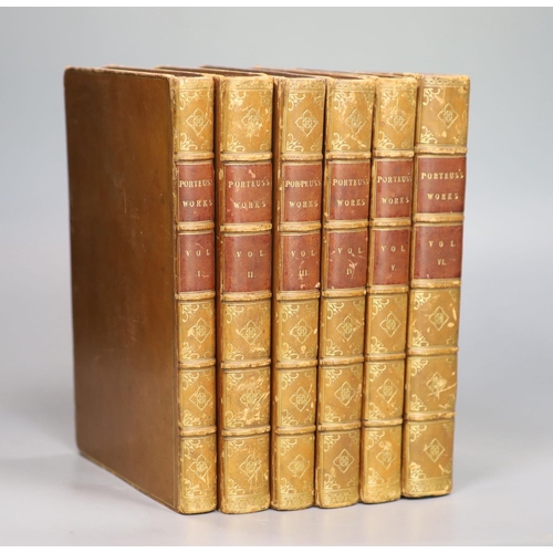 134 - °  Porteous, Beilby - The Works, 6 vols, with engraved portrait, calf, T. Cadell, London, 1823... 