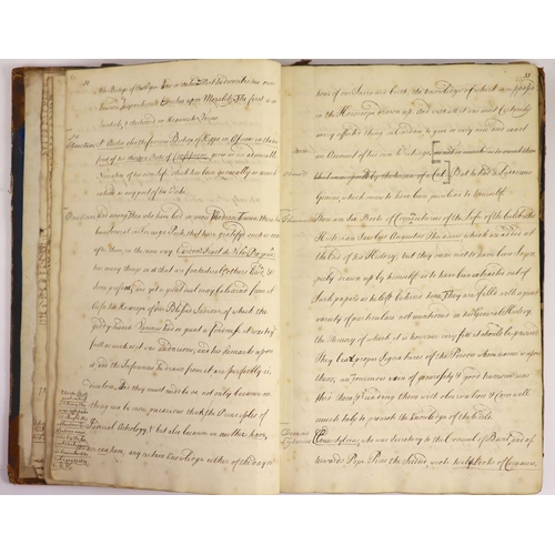 136 - °  CALAMY, Edmund (the Historian, 1671-1732)  Original Manuscript  An Historical Account of my o... 