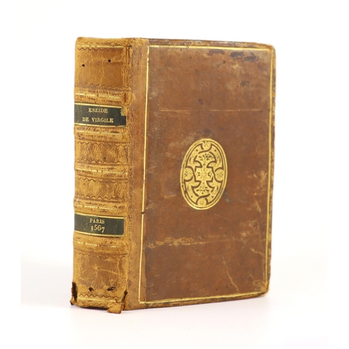 217 - °  Virgil, L'Eneide de Virgile, Prince des Poetes Latins...(16), 672pp., 18th century gilt-ruled and... 