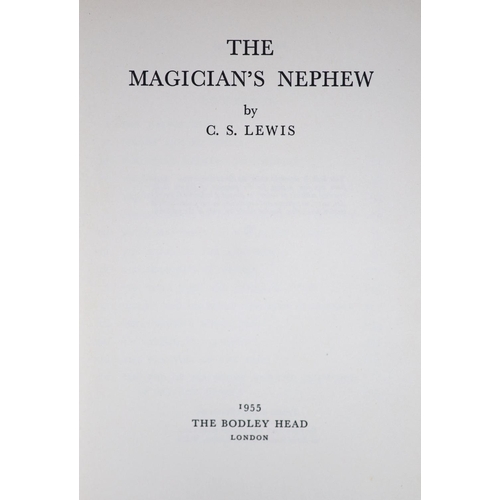 23 - °  Lewis, Clive Staples - The Magicians Nephew, 1st edition, 8vo, illustrated by Pauline Baynes, or... 