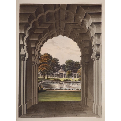 40 - °  Repton, Humphry; John Aden & G.S - Design for the Pavillon [sic] at Brighton, 2nd issue, folio, r... 