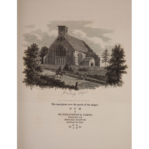 48 - °  Amsinck, Paul - Tunbridge Wells, and its Neighourhood, qto, later red cloth, with frontis and 31 ... 