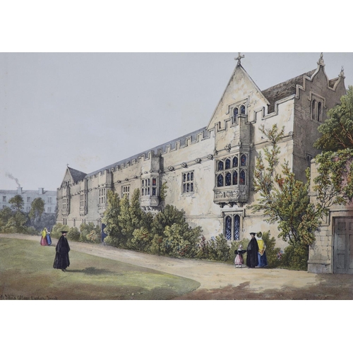 60 - °  Delamotte, William Alfred - Original Views of Oxford, its Colleges, Chapels....folio, with colour... 