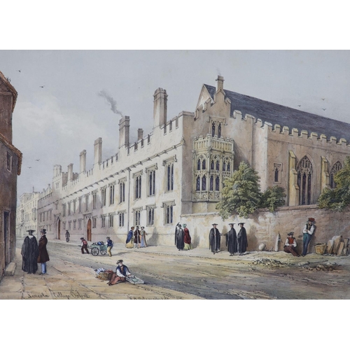 60 - °  Delamotte, William Alfred - Original Views of Oxford, its Colleges, Chapels....folio, with colour... 