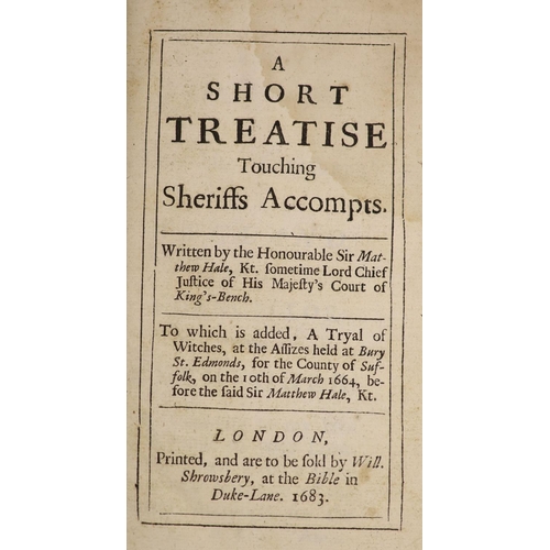 91 - °  Witchcraft- Tryal of Witches (A), at the Assizes Held at Bury St. Edmunds for the County of Suffo... 