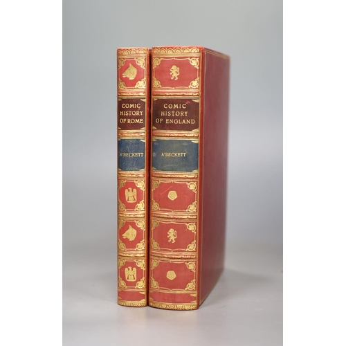 94 - °  ABeckett, Gilbert Abbott - The Comic History of England, illustrated by John Leech, with 20 hand... 