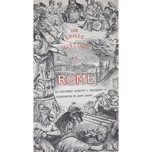 94 - °  ABeckett, Gilbert Abbott - The Comic History of England, illustrated by John Leech, with 20 hand... 