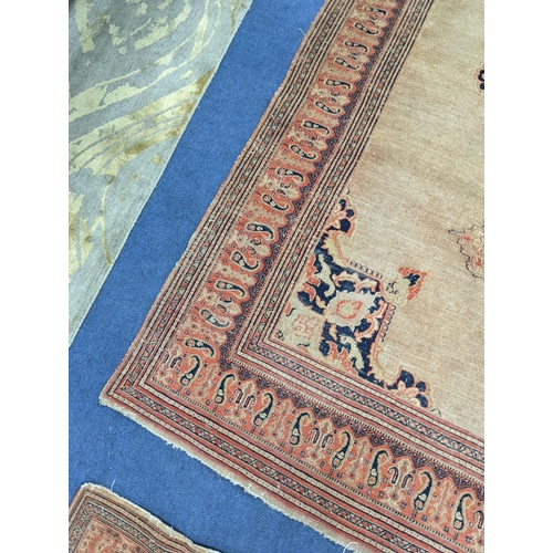 173 - Three antique rugs, Caucasian and North West Persian, largest 230 x 154cm