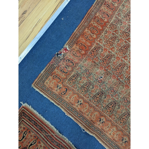 173 - Three antique rugs, Caucasian and North West Persian, largest 230 x 154cm