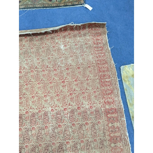 173 - Three antique rugs, Caucasian and North West Persian, largest 230 x 154cm