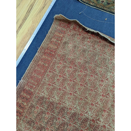 173 - Three antique rugs, Caucasian and North West Persian, largest 230 x 154cm