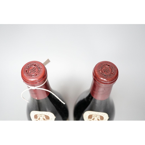 255 - Two bottles of Domaine Louis Latour Corton Grancy, 1988, 75cl.