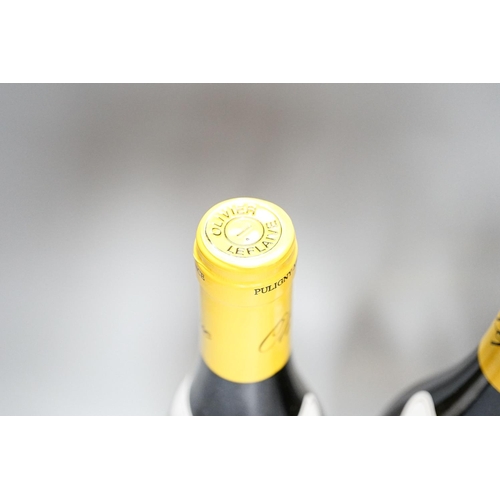 264 - Three bottles of Olivier Leflaive Meursault, 2011, 75cl.