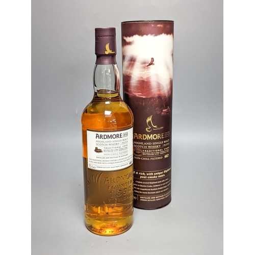 368 - Four assorted single malt whiskies including Laphroaig 10 year old, Ardmore, Clynelish 14 year old a... 