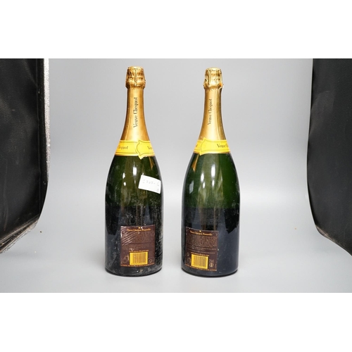 370 - Two magnums Veuve Cliquot champagne