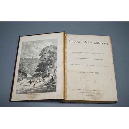 408 - °  Walter Thornbury and Edward Walford "Old & New London" Vols I-VI (complete), numerous e... 