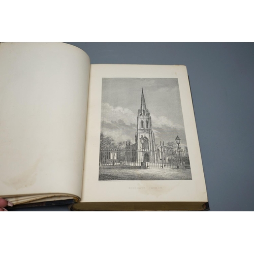 408 - °  Walter Thornbury and Edward Walford "Old & New London" Vols I-VI (complete), numerous e... 