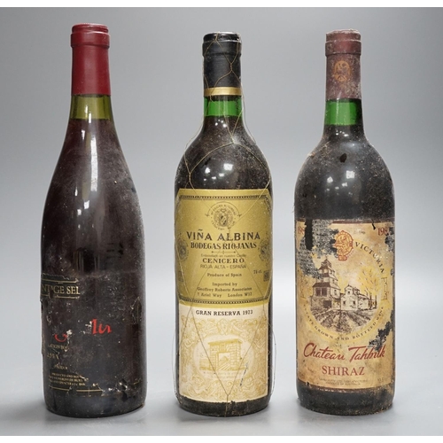 453 - 23 bottles of red wine including two bottles of Crozes Hermitage 1980