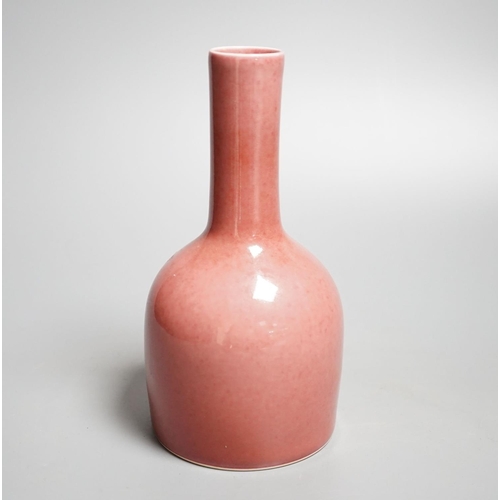 459 - A Chinese flambé glazed vase, Kangxi mark but later, 16.5cm