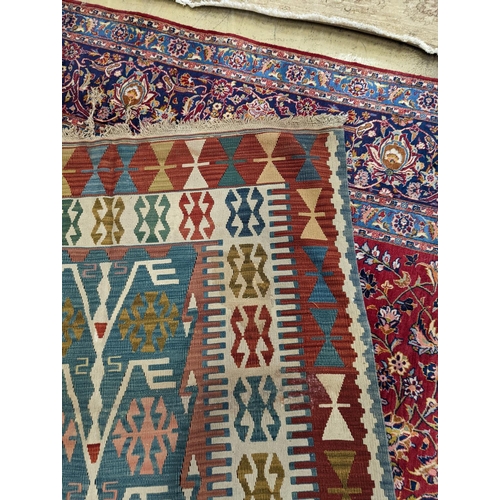 70 - A Soumak Kelim carpet, approx. 240 x 140cm