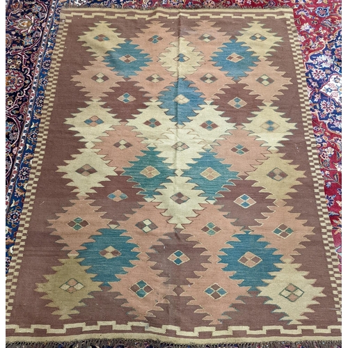 71 - An Afghan Kelim flatweave rug, 190 x 150cm