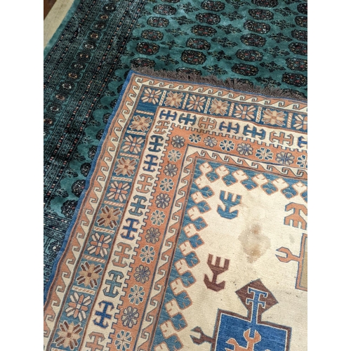 74 - A Soumak carpet, 328 x 250cm