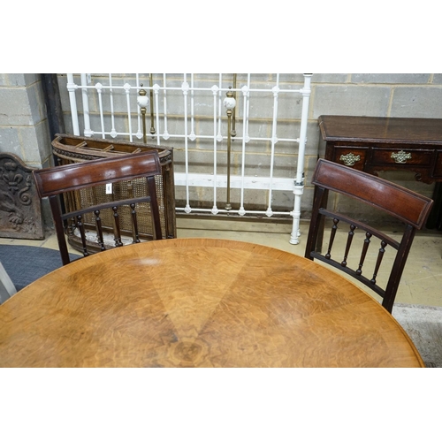 85 - A set of four George IV mahogany dining chairs