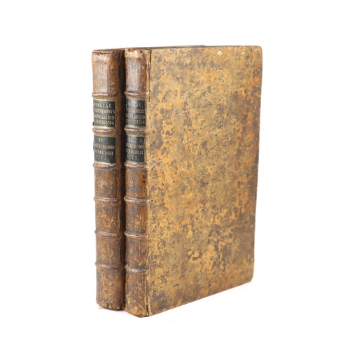 140 - °  Abercromby, Patrick - The Martial Achievements of the Scots Nation2 vols. Marbled calf, panelled... 