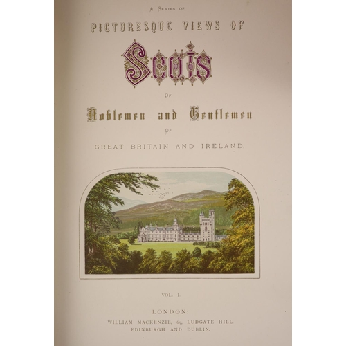 162 - °  Morris, Rev. F.O [editor] - A Series of Picturesque Views of Seats of the Noblemen and Gentlemen ... 